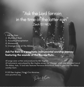 Ask for Rain - Navajo Flute Soaking CD