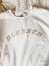 Load image into Gallery viewer, BLESSED Sweatshirt (White)