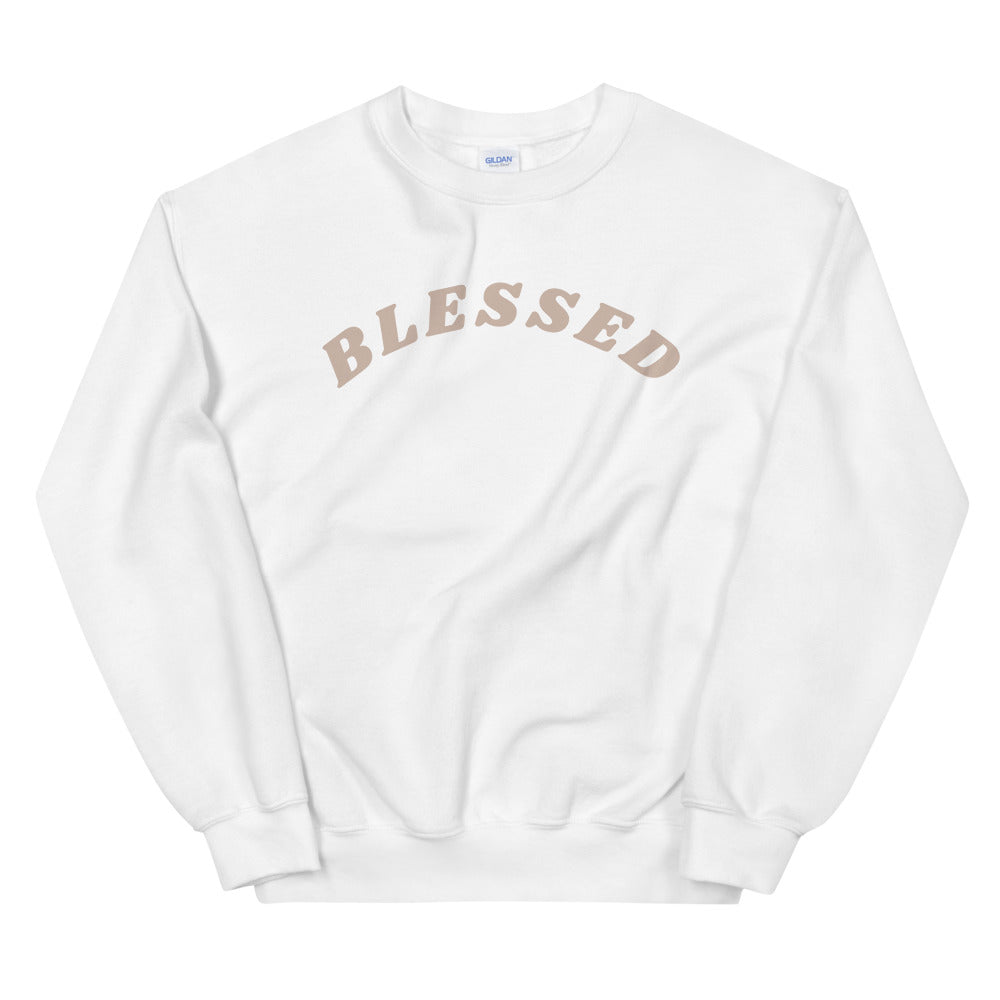BLESSED Sweatshirt (White)