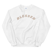 Load image into Gallery viewer, BLESSED Sweatshirt (White)